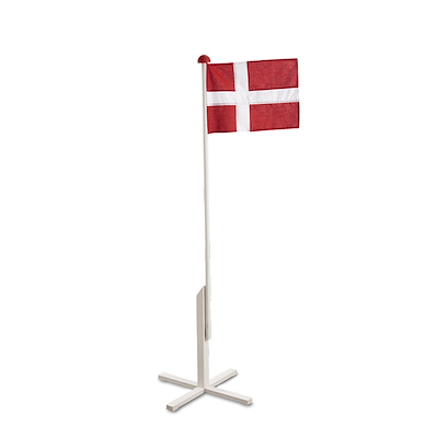 Dannebrog gulvflag rød/hvid H150 cm