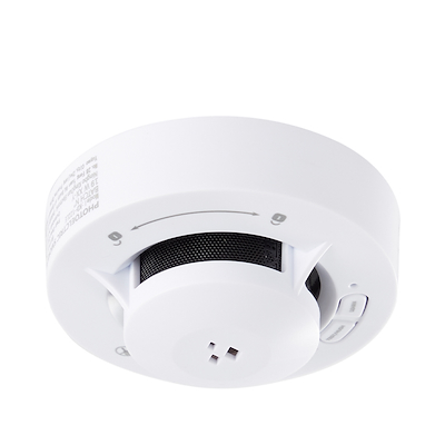 Nor-Tec røgalarm Ø8,5x4,1 cm 2-pak