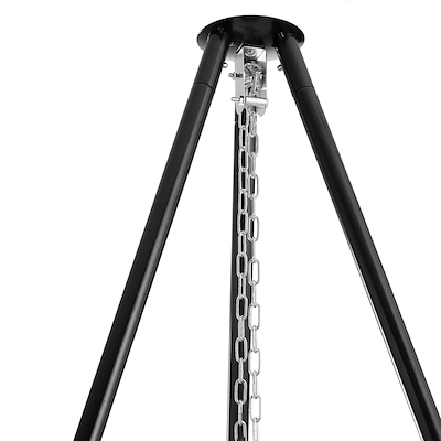 Dangrill tripod bålsted med bålfad og rist