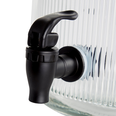 Dispenser med tappehane klar 4 liter