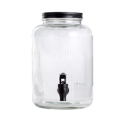 Dispenser med tappehane klar 4 liter