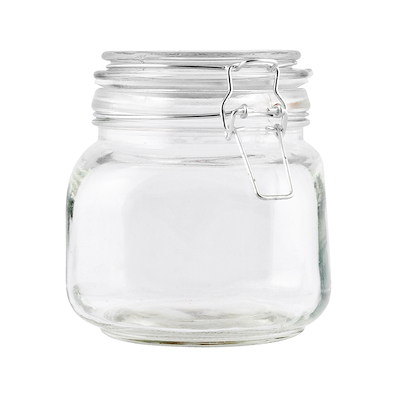 Henkogningsglas firkantet 0,75 liter