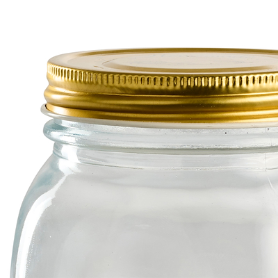 Sylteglas med skruelåg 1 liter