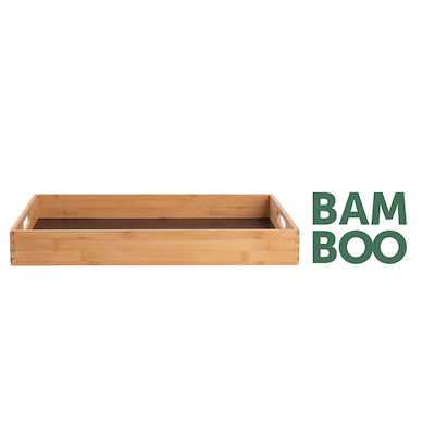 Serveringsbakke bambus 32x48x6 cm
