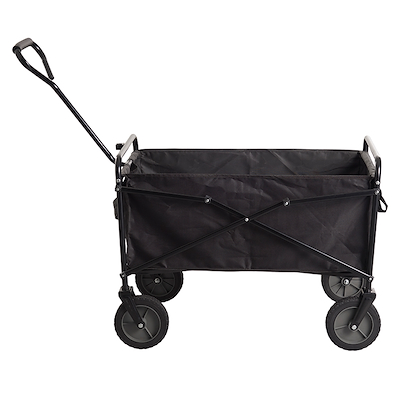 Outfit trækvogn foldbar sort 89x53x63,5 cm