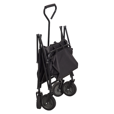 Outfit trækvogn foldbar sort 89x53x63,5 cm