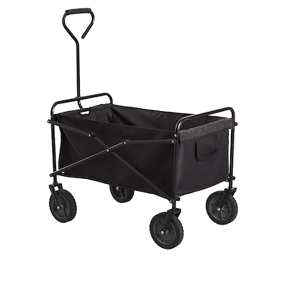 Outfit trækvogn foldbar sort 89x53x63,5 cm