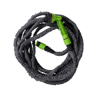Grouw flexslange med brusepistol grøn 22,5 meter