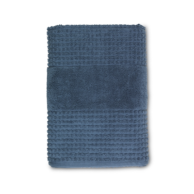 Juna Check håndklædepakke blå 6 stk. 70x140/50x100 cm