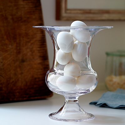 Holmegaard Old English blomsterskål Ø25 + vase H24 klar