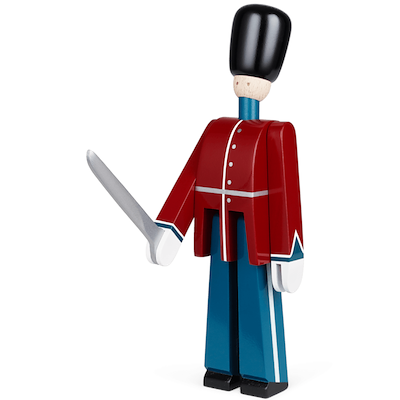 Kay Bojesen Officer Med Sabel lille træfigur rød