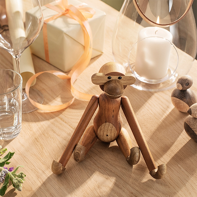 Kay Bojesen Abe lille 18,5 cm teak/limba