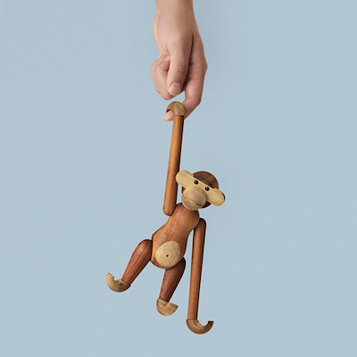 Kay Bojesen Abe lille 18,5 cm teak/limba