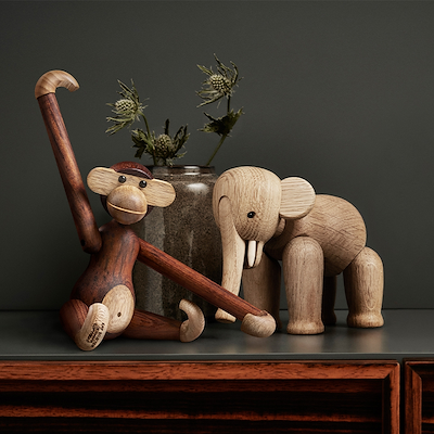 Kay Bojesen lille elefant eg H13 cm