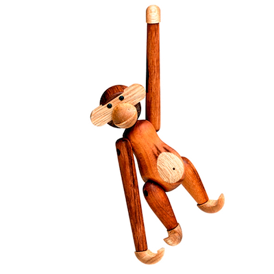 Kay Bojesen Abe stor 47 cm teak/limba