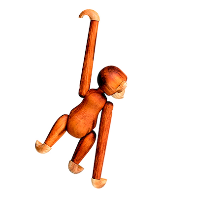 Kay Bojesen Abe stor 47 cm teak/limba