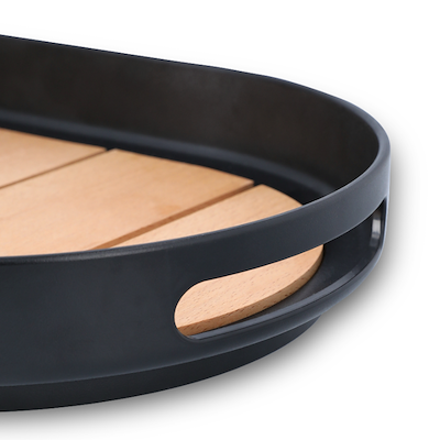 Rosendahl Carry Me bakke sort 50x35 cm