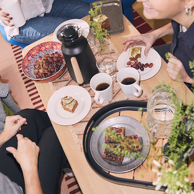 Rosendahl Carry Me bakke sort 50x35 cm