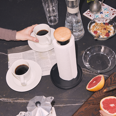 Rosendahl Paper Pal køkkenrulleholder sort H30 cm