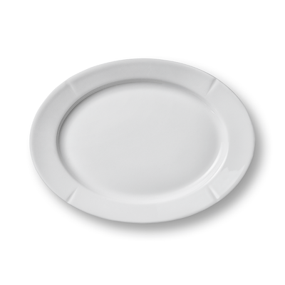Rosendahl Grand Cru oval tallerken hvid 23 cm