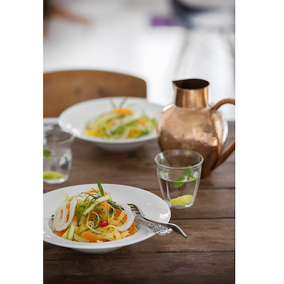 Rosendahl Grand Cru Soft dyb tallerken hvid 25 cm