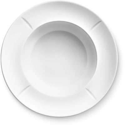 Rosendahl Grand Cru Soft dyb tallerken hvid 25 cm