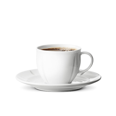 Rosendahl Grand Cru Soft kop med underkop hvid 28 cl