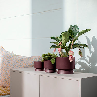 Rosendahl RO urtepotteskjuler bordeaux Ø15 cm