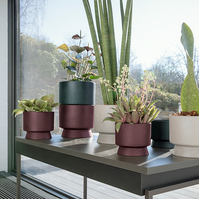 Rosendahl RO urtepotteskjuler bordeaux Ø15 cm