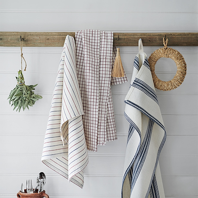 Rosendahl viskestykke i garn hvid 50x70 cm