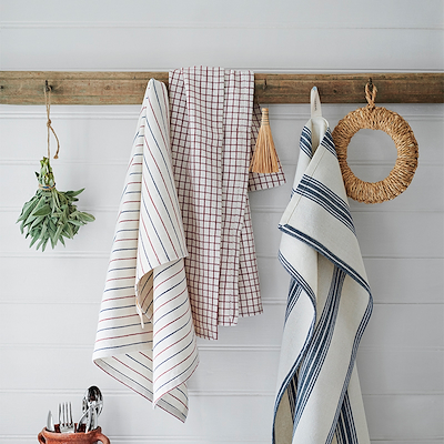 Rosendahl viskestykke i garn terracotta 50x70 cm