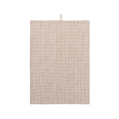 Rosendahl viskestykke i garn terracotta 50x70 cm