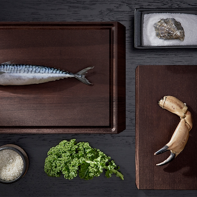 Rosendahl Rå skærebræt brun 31x17,5 cm