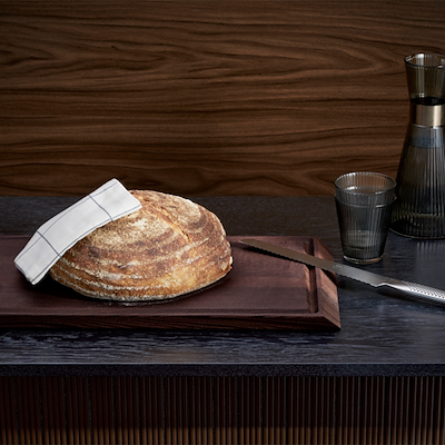 Rosendahl Rå skærebræt brun 31x17,5 cm