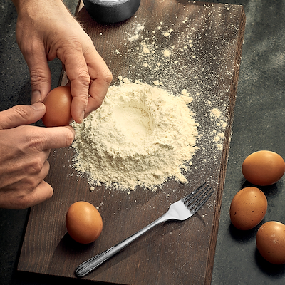 Rosendahl RÅ skærebræt brun 44x25 cm træ ask