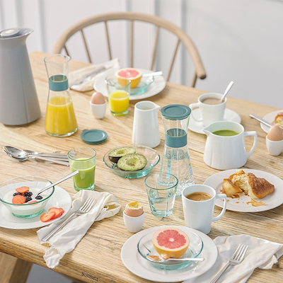 Rosendahl Grand Cru Recycled vandkaraffel klar/grøn 90 cl