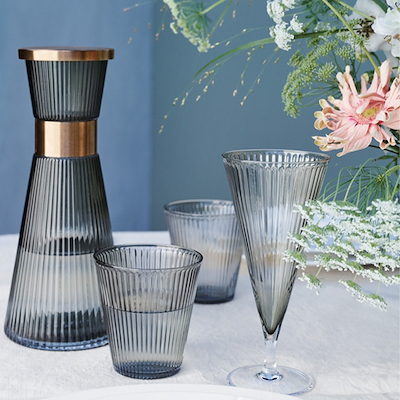 Rosendahl Grand Cru Nouveau låg til vandkaraffel patineret stål