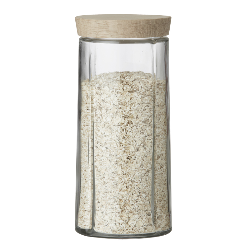 Rosendahl Grand Cru opbevaringsglas 1,5 liter låg i eg