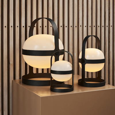 Rosendahl Soft Spot Solar lampe sort 25 cm