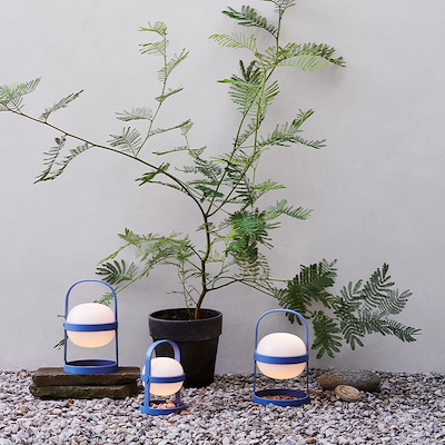 Rosendahl Soft Spot Solar Circular lanterne H25 cm sky blue