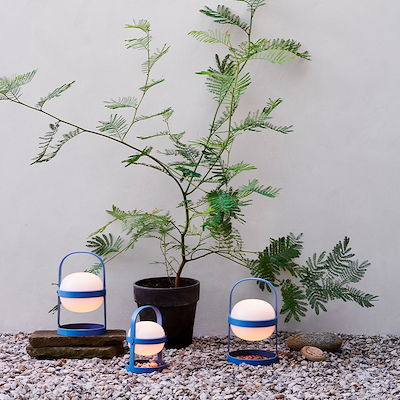 Rosendahl Soft Spot Solar Circular lanterne H18,5 cm sky blue