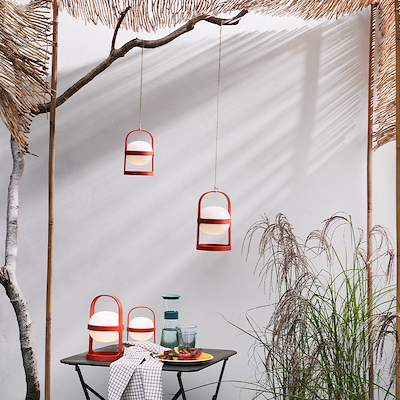 Rosendahl Soft Spot Solar Circular lanterne H18,5 cm terracotta