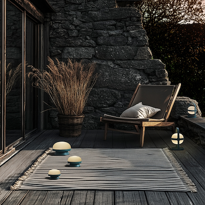 Rosendahl Soft Spot Solar Circular lanterne H25 cm forest green