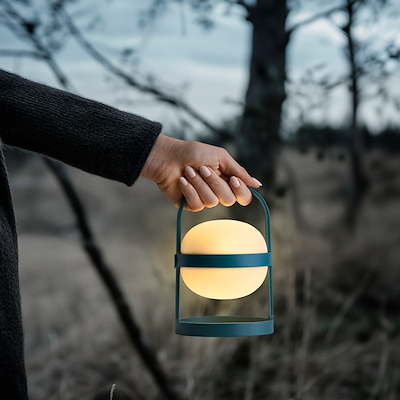 Rosendahl Soft Spot Solar Circular lanterne H18,5 cm forest green