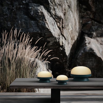 Rosendahl Soft Spot lampe forest green Ø21 cm