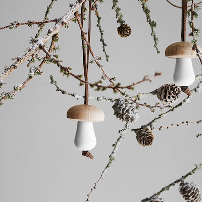 Rosendahl svamp blank hvid