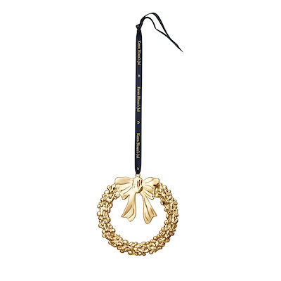 Rosendahl Karen Blixen julepynt julekrans 12 cm forgyldt
