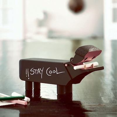 Kay Bojesen flodhest sort 12,5 cm