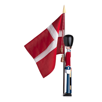 Kay Bojesen Fanebærer træfigur rød 77 cm
