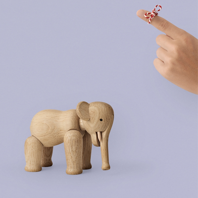Kay Bojesen Elefant mini eg H9,5 cm